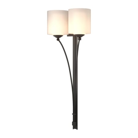 A large image of the Hubbardton Forge 204672 Black / Opal
