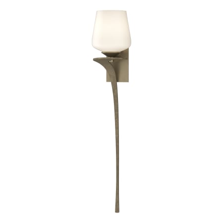 A large image of the Hubbardton Forge 204710-LEFT Soft Gold / Opal