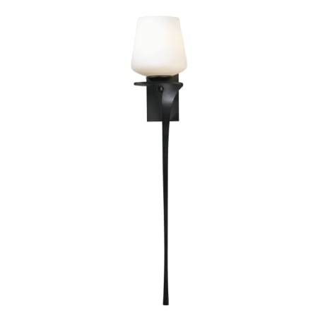 A large image of the Hubbardton Forge 204710-RIGHT Dark Smoke / Opal