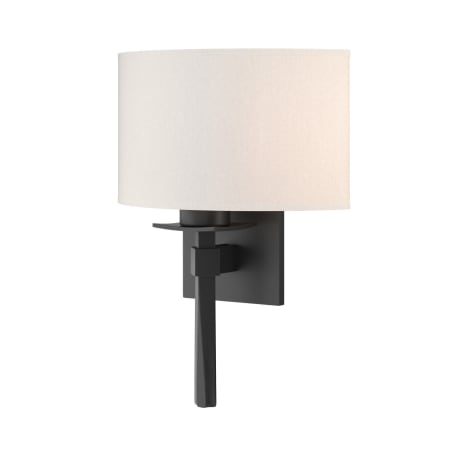 A large image of the Hubbardton Forge 204826 Black / Flax