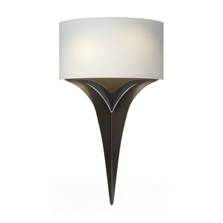 A large image of the Hubbardton Forge 205315 Oil Rubbed Bronze / Flax