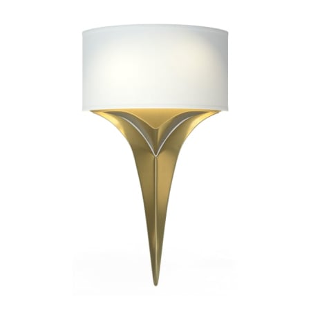 A large image of the Hubbardton Forge 205315 Modern Brass / Natural Anna