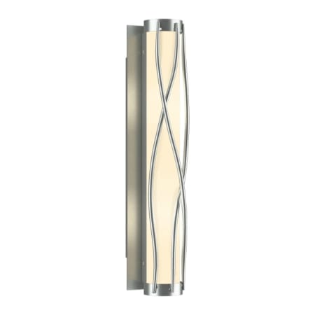 A large image of the Hubbardton Forge 205401 Vintage Platinum / Opal