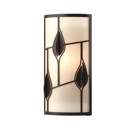 A large image of the Hubbardton Forge 205420 Oil Rubbed Bronze / White Art