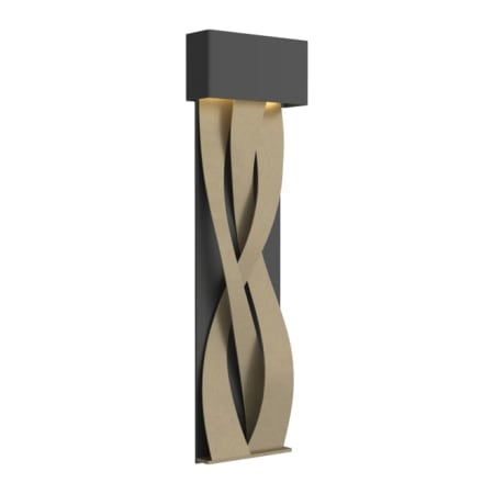 A large image of the Hubbardton Forge 205437 Black / Soft Gold