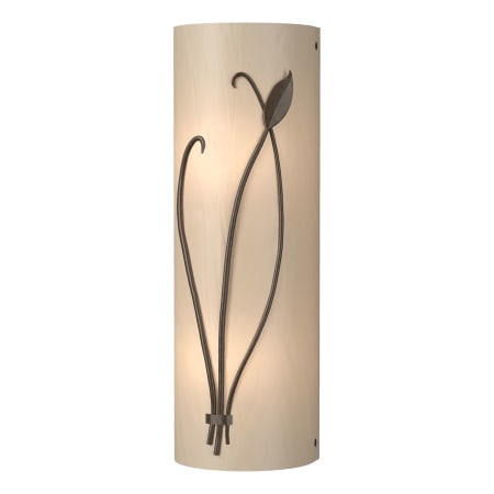 A large image of the Hubbardton Forge 205770-LEFT Bronze / White Art