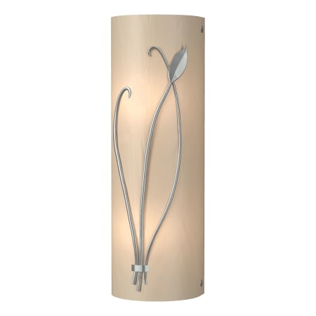 A large image of the Hubbardton Forge 205770-LEFT Vintage Platinum / White Art