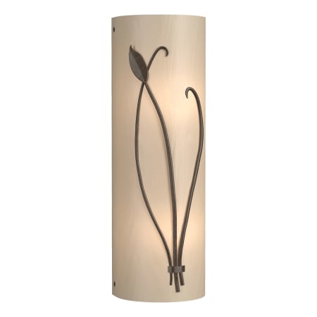 A large image of the Hubbardton Forge 205770-RIGHT Bronze / White Art