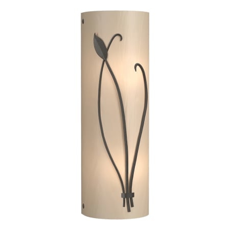 A large image of the Hubbardton Forge 205770-RIGHT Dark Smoke / White Art