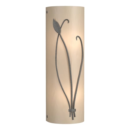 A large image of the Hubbardton Forge 205770-RIGHT Natural Iron / White Art