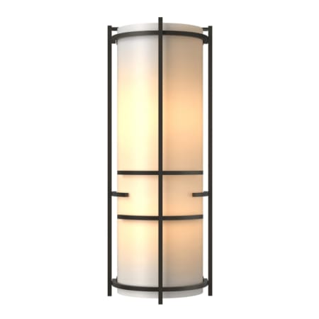 A large image of the Hubbardton Forge 205910 Dark Smoke / White Art