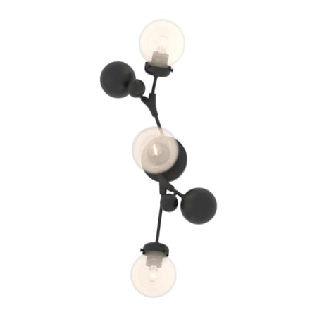 A large image of the Hubbardton Forge 206050 Black / Opaline