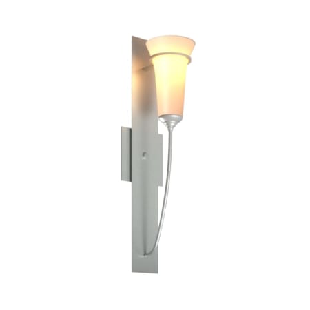 A large image of the Hubbardton Forge 206251 Vintage Platinum / Opal