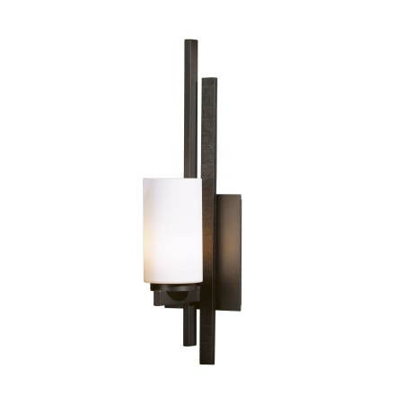 A large image of the Hubbardton Forge 206301-LEFT Dark Smoke / Opal