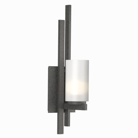 A large image of the Hubbardton Forge 206301-LEFT Natural Iron / Opal