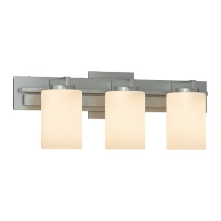 A large image of the Hubbardton Forge 206303 Vintage Platinum / Opal