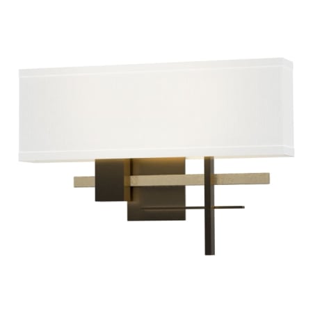 A large image of the Hubbardton Forge 206350 Dark Smoke / Soft Gold / Natural Anna