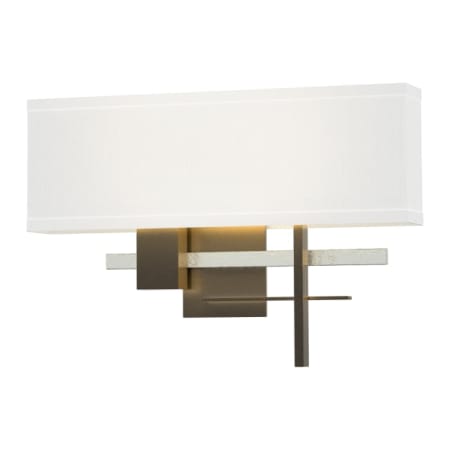 A large image of the Hubbardton Forge 206350 Dark Smoke / Vintage Platinum / Natural Anna