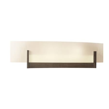 A large image of the Hubbardton Forge 206401 Bronze / White Art