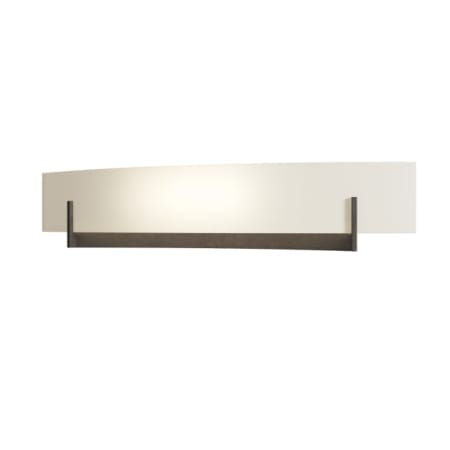 A large image of the Hubbardton Forge 206410 Bronze / Opal