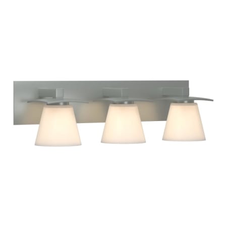 A large image of the Hubbardton Forge 206603 Vintage Platinum / Opal