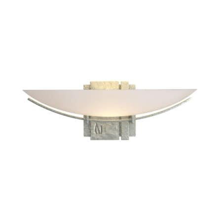 A large image of the Hubbardton Forge 207370 Vintage Platinum / Opal