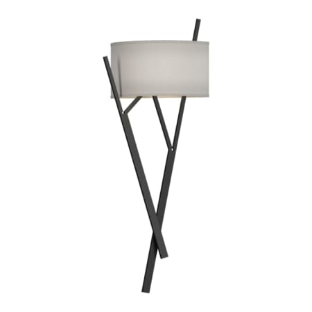 A large image of the Hubbardton Forge 207640 Black / Natural Anna