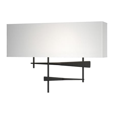 A large image of the Hubbardton Forge 207675 Black / Natural Anna