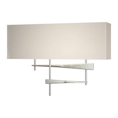 A large image of the Hubbardton Forge 207675 Vintage Platinum / Flax