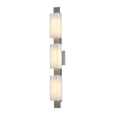 A large image of the Hubbardton Forge 207697 Vintage Platinum / Opal