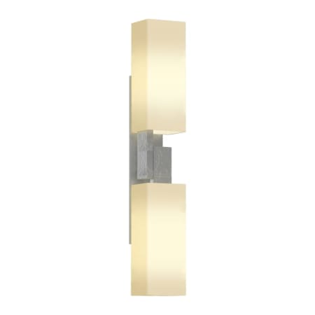 A large image of the Hubbardton Forge 207801 Vintage Platinum / Opal
