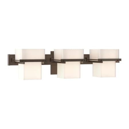 A large image of the Hubbardton Forge 207833 Bronze / Opal