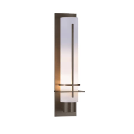 A large image of the Hubbardton Forge 207858 Bronze / Opal
