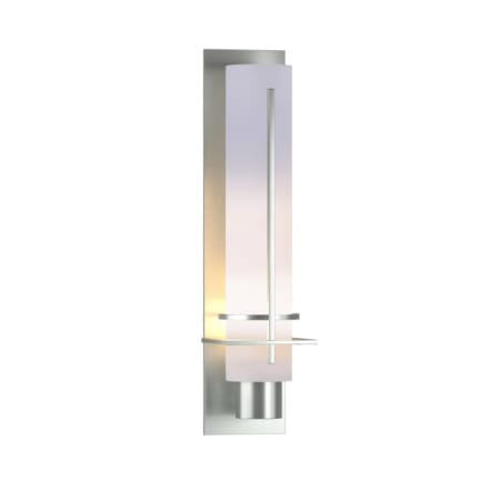 A large image of the Hubbardton Forge 207858 Vintage Platinum / Opal