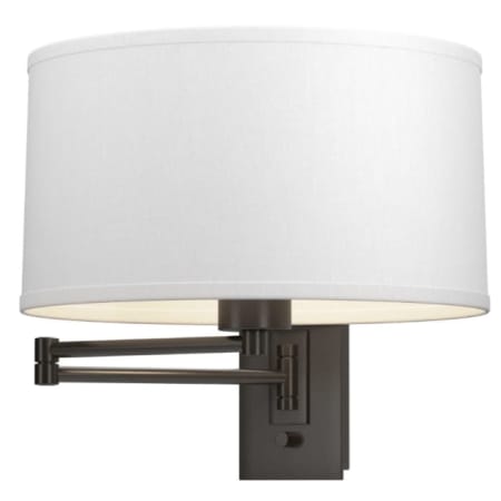 A large image of the Hubbardton Forge 209250 Oil Rubbed Bronze / Flax
