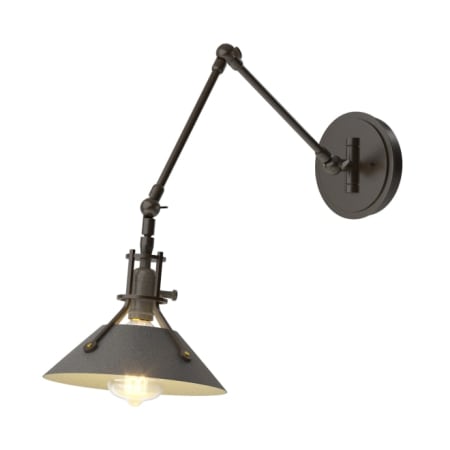 A large image of the Hubbardton Forge 209320 Oil Rubbed Bronze / Natural Iron