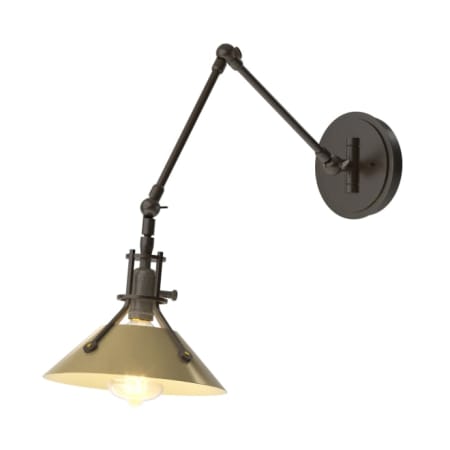 A large image of the Hubbardton Forge 209320 Oil Rubbed Bronze / Modern Brass