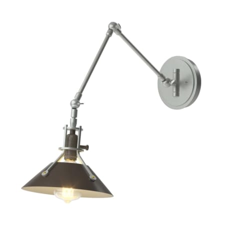 A large image of the Hubbardton Forge 209320 Vintage Platinum / Oil Rubbed Bronze