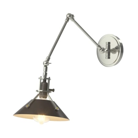 A large image of the Hubbardton Forge 209320 Sterling / Oil Rubbed Bronze