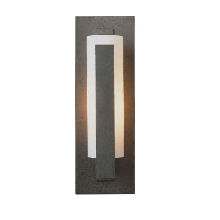 A large image of the Hubbardton Forge 217185 Natural Iron / Opal