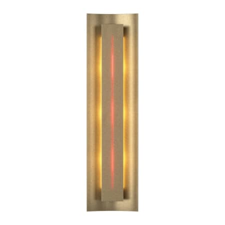 A large image of the Hubbardton Forge 217635 Soft Gold / Red