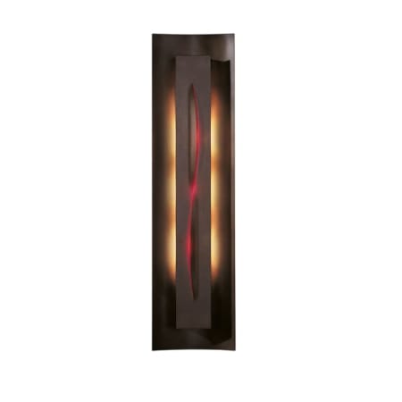 A large image of the Hubbardton Forge 217640 Bronze / Red