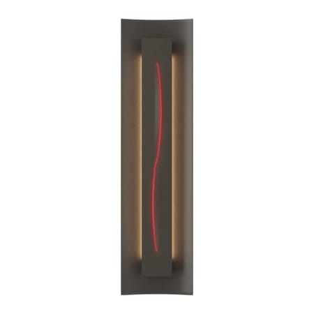 A large image of the Hubbardton Forge 217640 Dark Smoke / Red