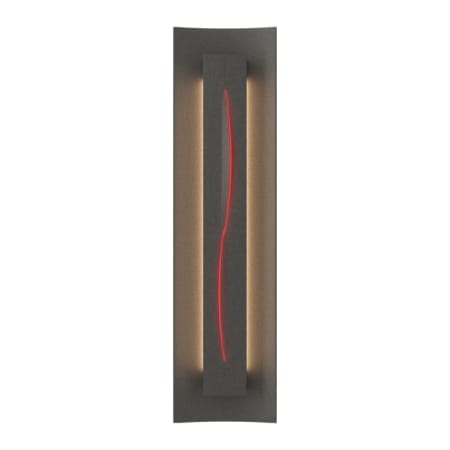A large image of the Hubbardton Forge 217640 Natural Iron / Red