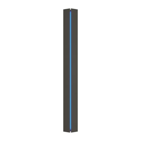A large image of the Hubbardton Forge 217651 Dark Smoke / Acrylic Blue