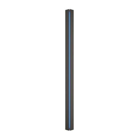 A large image of the Hubbardton Forge 217653 Dark Smoke / Acrylic Blue
