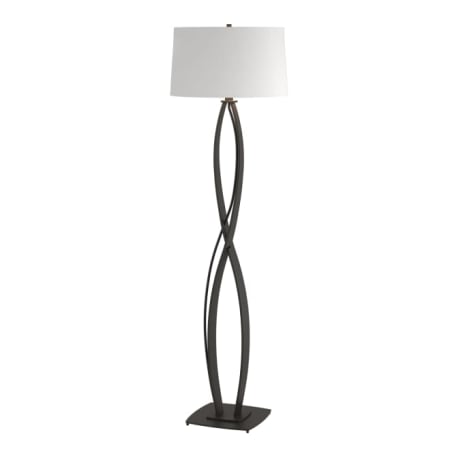 A large image of the Hubbardton Forge 232686 Black / Natural Anna