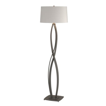 A large image of the Hubbardton Forge 232686 Natural Iron / Flax