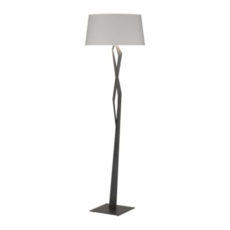 A large image of the Hubbardton Forge 232850 Black / Flax