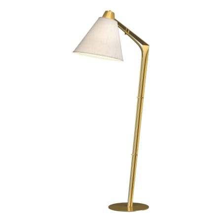 A large image of the Hubbardton Forge 232860 Modern Brass / Flax